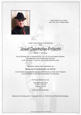 Josef Deinhofer-Frschl, verstorben am 16. November 2021