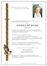 Josefa Hbner, verstorben am 08. Mrz 2020