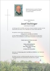 Josef Aichinger, verstorben am 06. Juli 2020