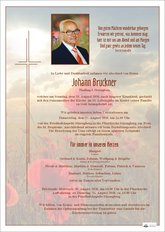 Johann Bruckner, verstorben am 23. August 2026