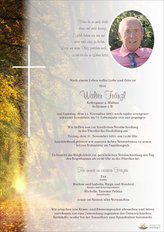 Walter Fr�nzl, verstorben am 15. November 2025