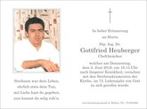 Dip. Ing. Dr. Gottfried Heuberger, verstorben am 02. Juni 2016