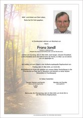 Franz Jandl, verstorben am 11. Mai 2019