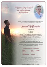 Manuel Pfaffeneder, verstorben am 08. Juni 2021