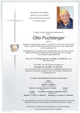 Otto Puchberger, verstorben am 16. Juli 2020