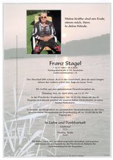 Franz Stagel, verstorben am 22. April 2025