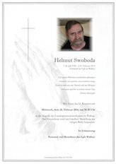 Helmut Swoboda, verstorben am 07. Februar 2014